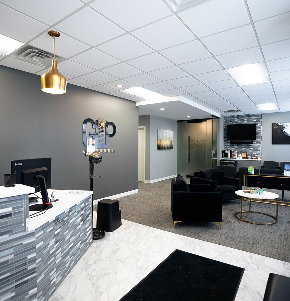 inside look of the dental lobby within the dental center