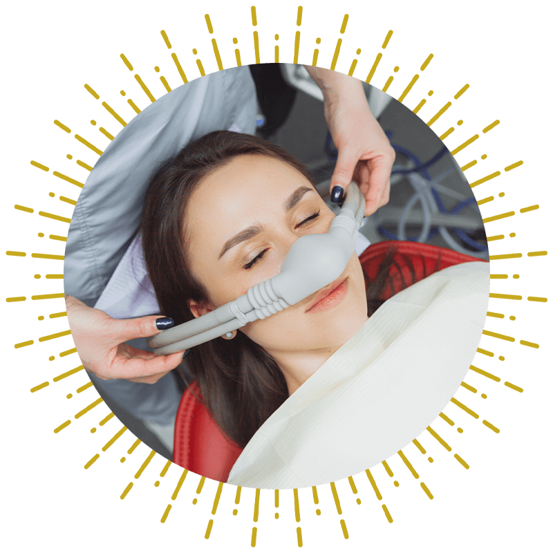 sedation patient undergoing for their dental treatment
